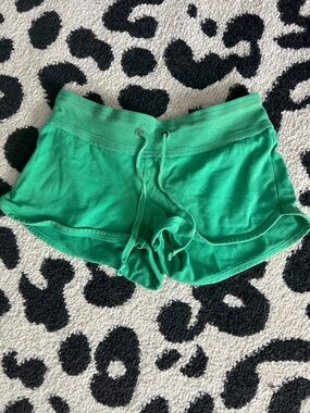 No Boundaries Bright Green Stretch Knit Shorts